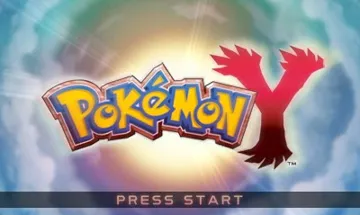 Pokemon Y (JP) screen shot title